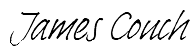 James Couch signature