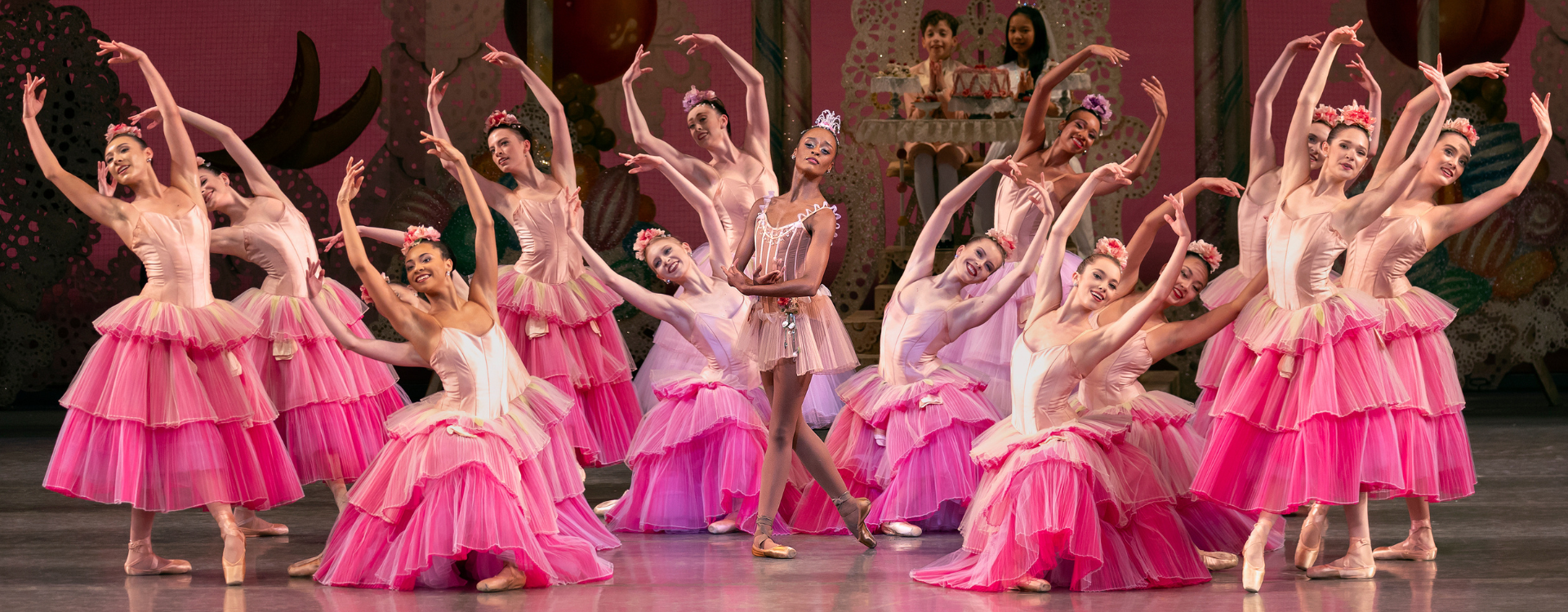 Ballerinas with the New York City Ballet in a scenes from "George Balanchine's The Nutcracker'