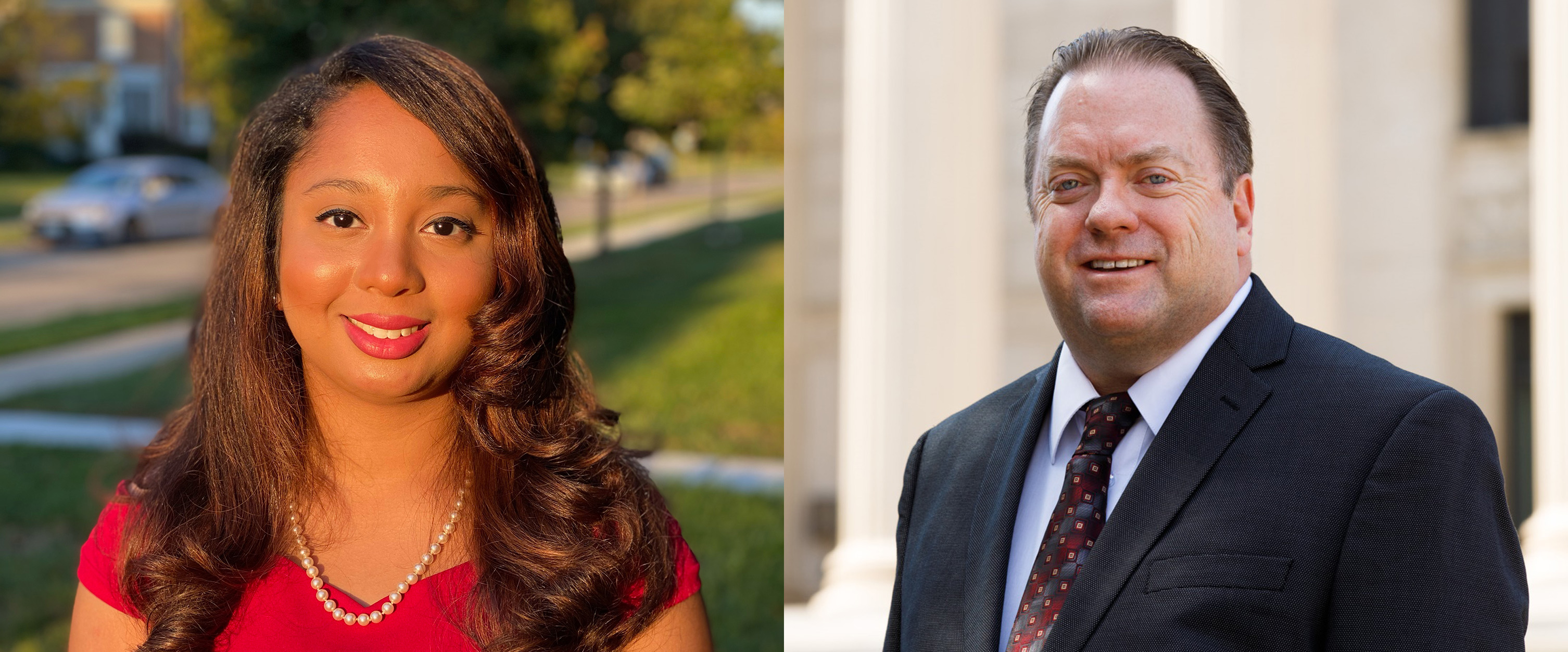 Cybersecurity Talent Initiative participants, Kristin Miyoko Lockwood (left) and Joseph Salisbury (right).